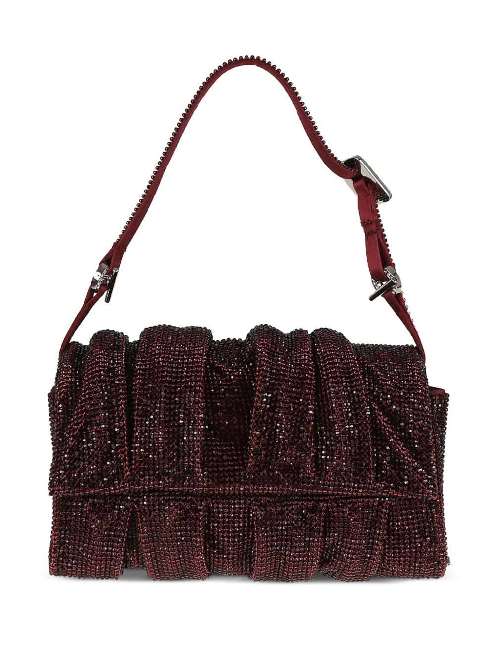 Iris Miss crystal-embellished shoulder bag - 1