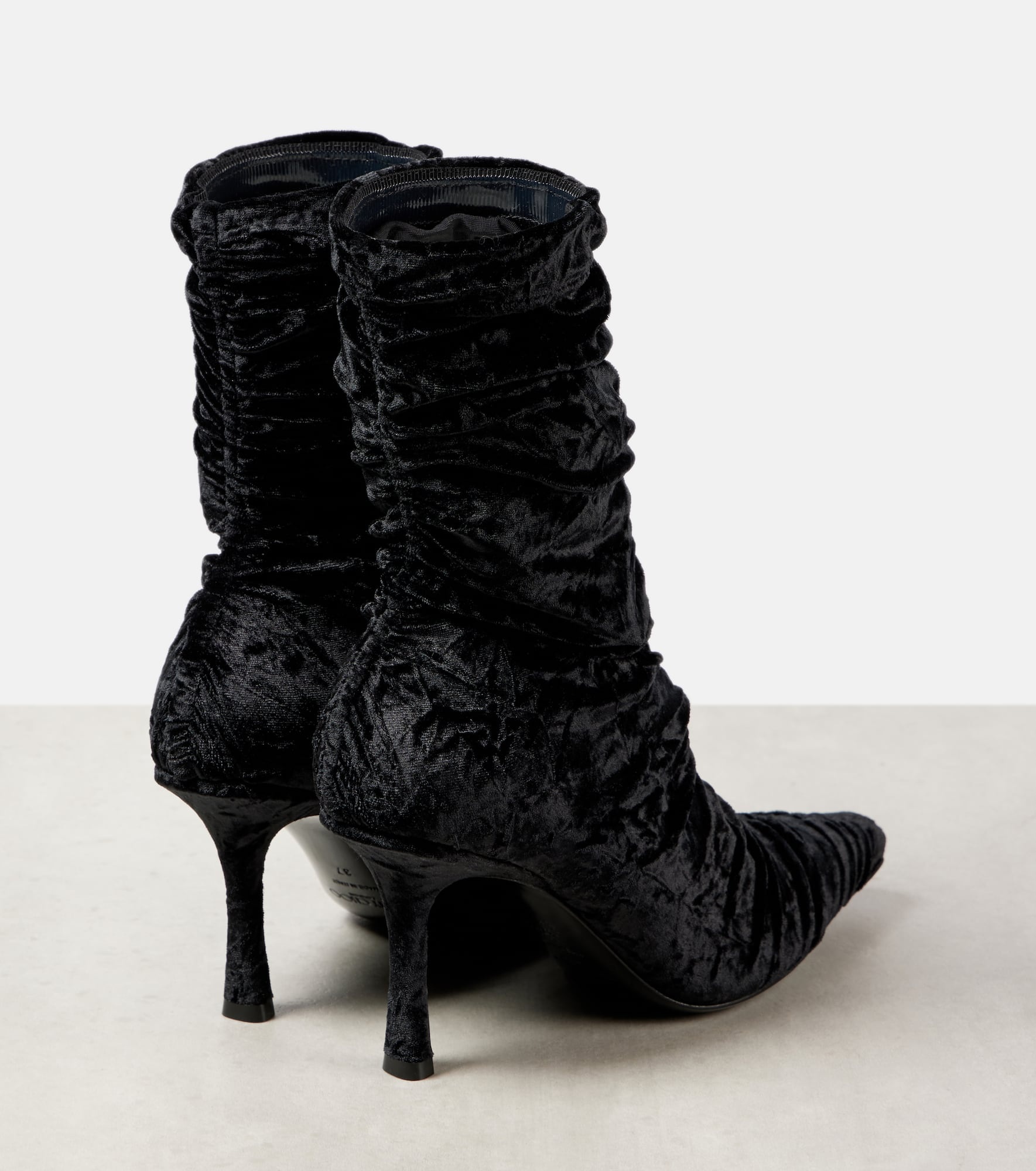 Lotta 85 velvet ankle boots - 2