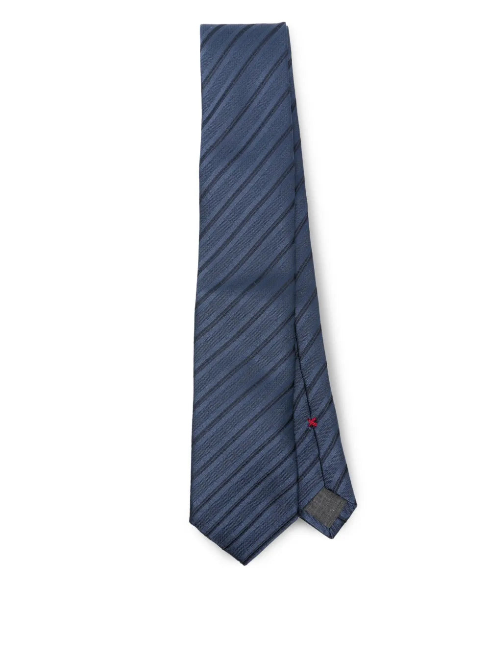 STRIPED SILK TIE - 1