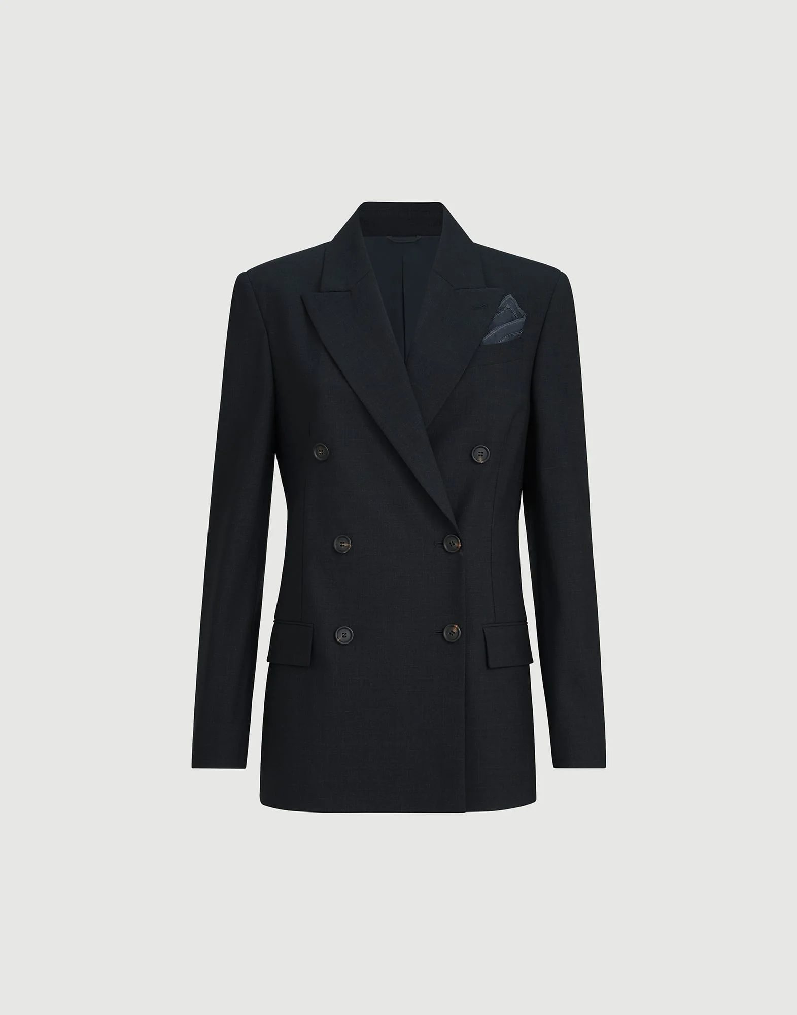 Tropical luxury wool blazer with monili - 1