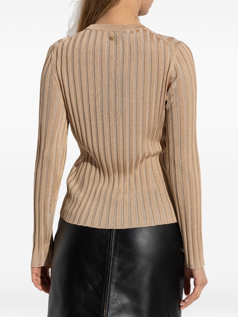 ribbed long-sleeve top - 4