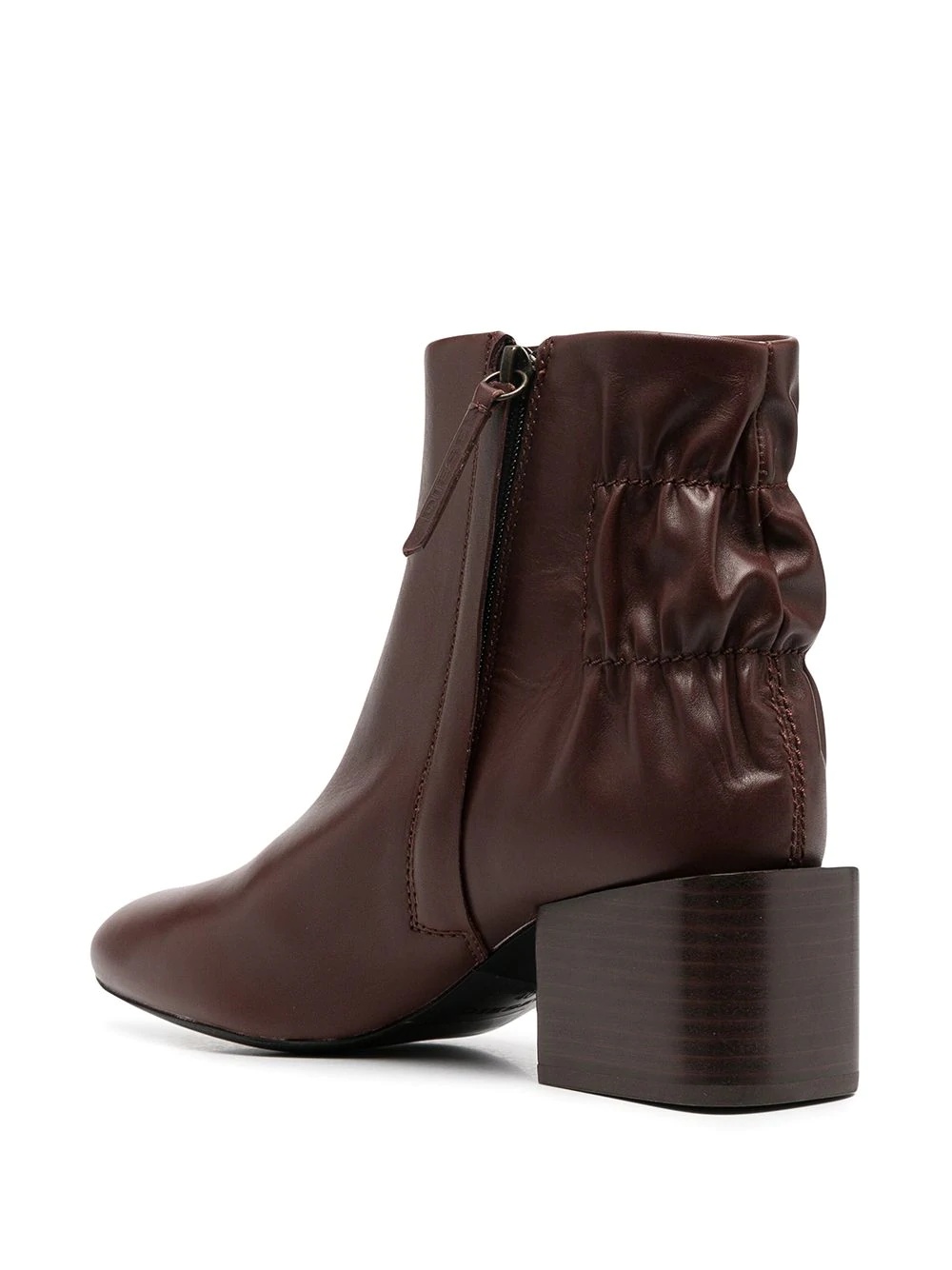 ruched ankle boots - 3