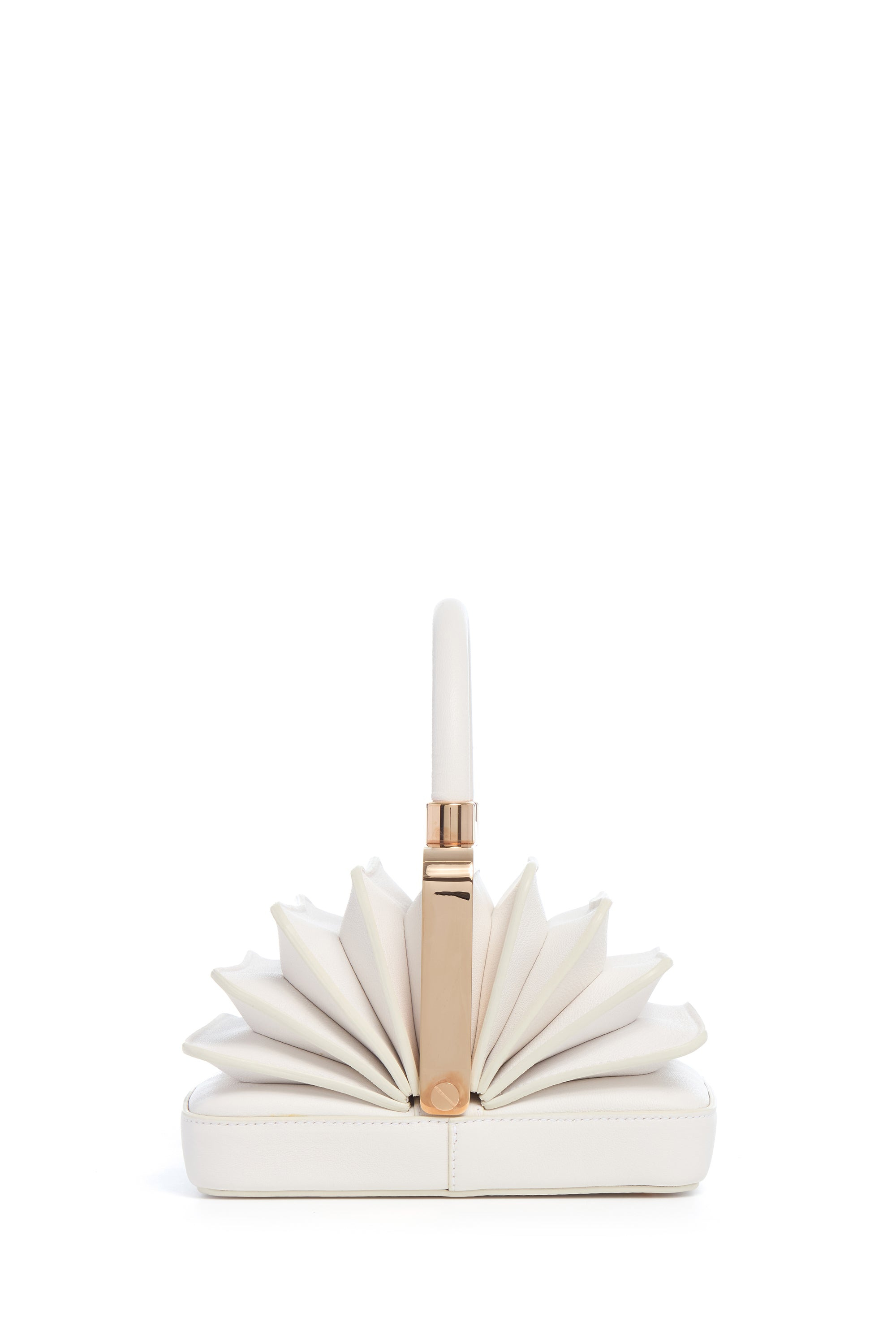Diana Bag in Ivory Nappa Leather - 3