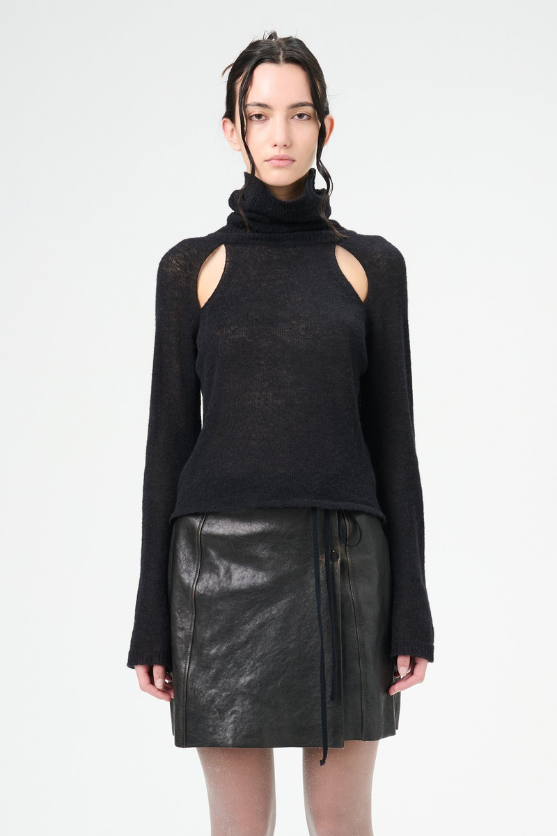 Our Legacy Slice Turtleneck Black Alpaca outlook