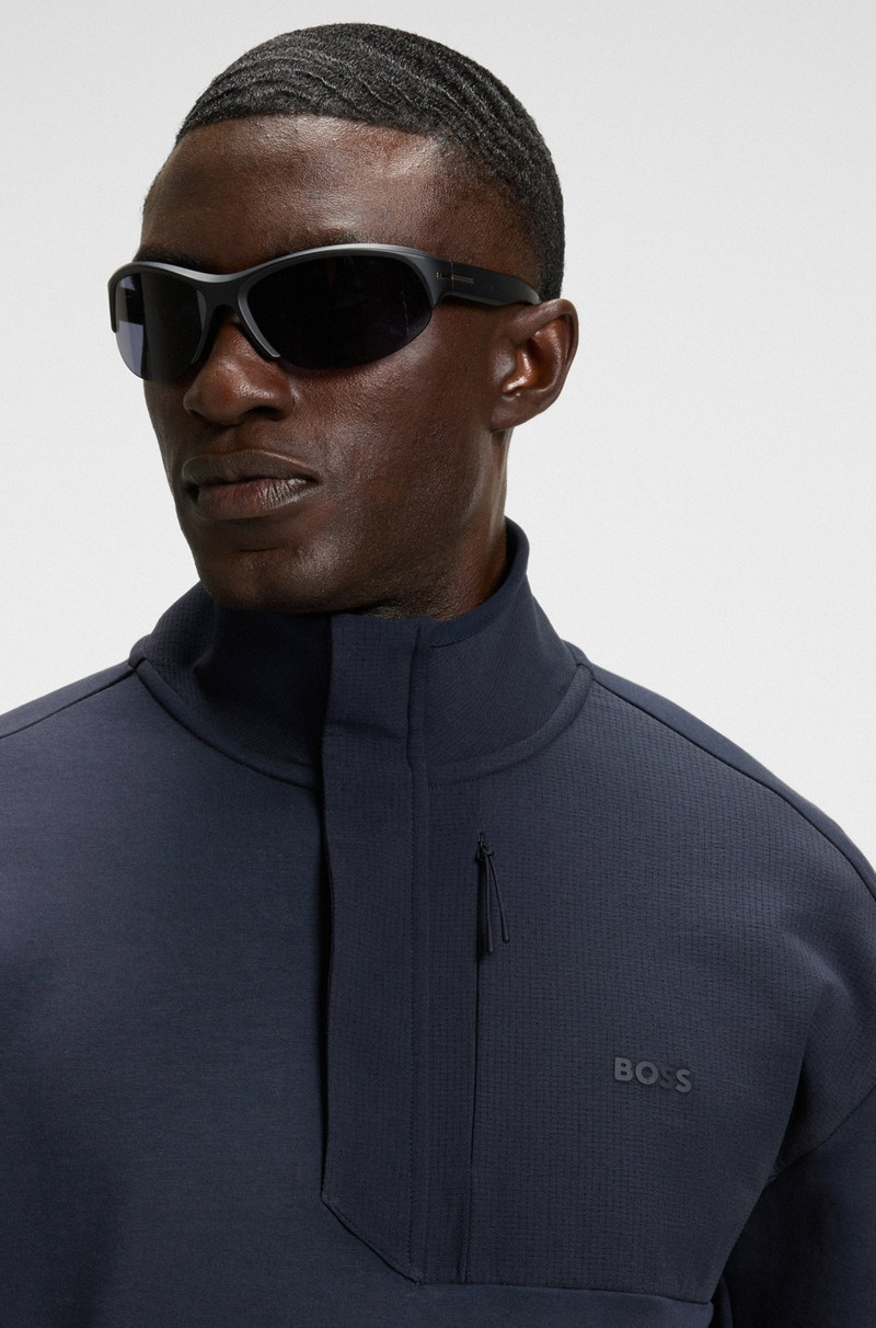 SUPER-STRETCH SWEATSHIRT WITH STORMFLAP DETAIL 3