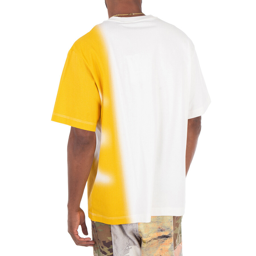 Burberry Ekd Two-Tone Crew Neck Cotton T-Shirt - 5