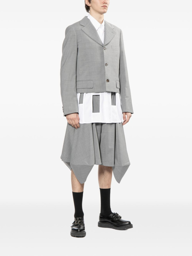 Comme des Garçons Homme Plus flapped shorts outlook