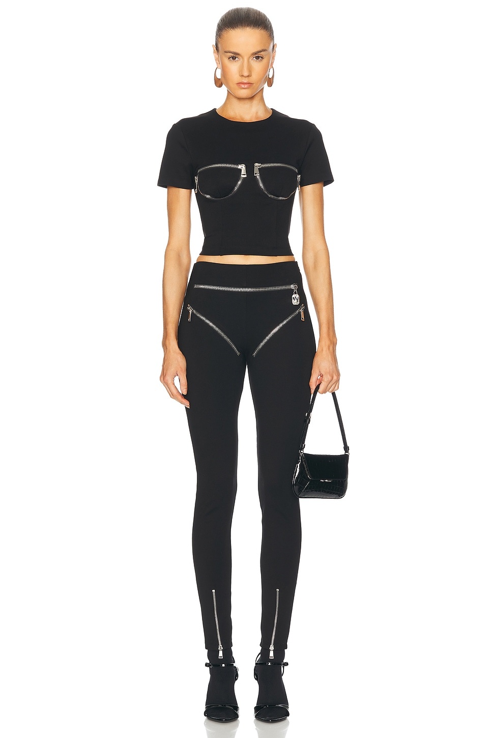 Zipper Brief Legging - 5