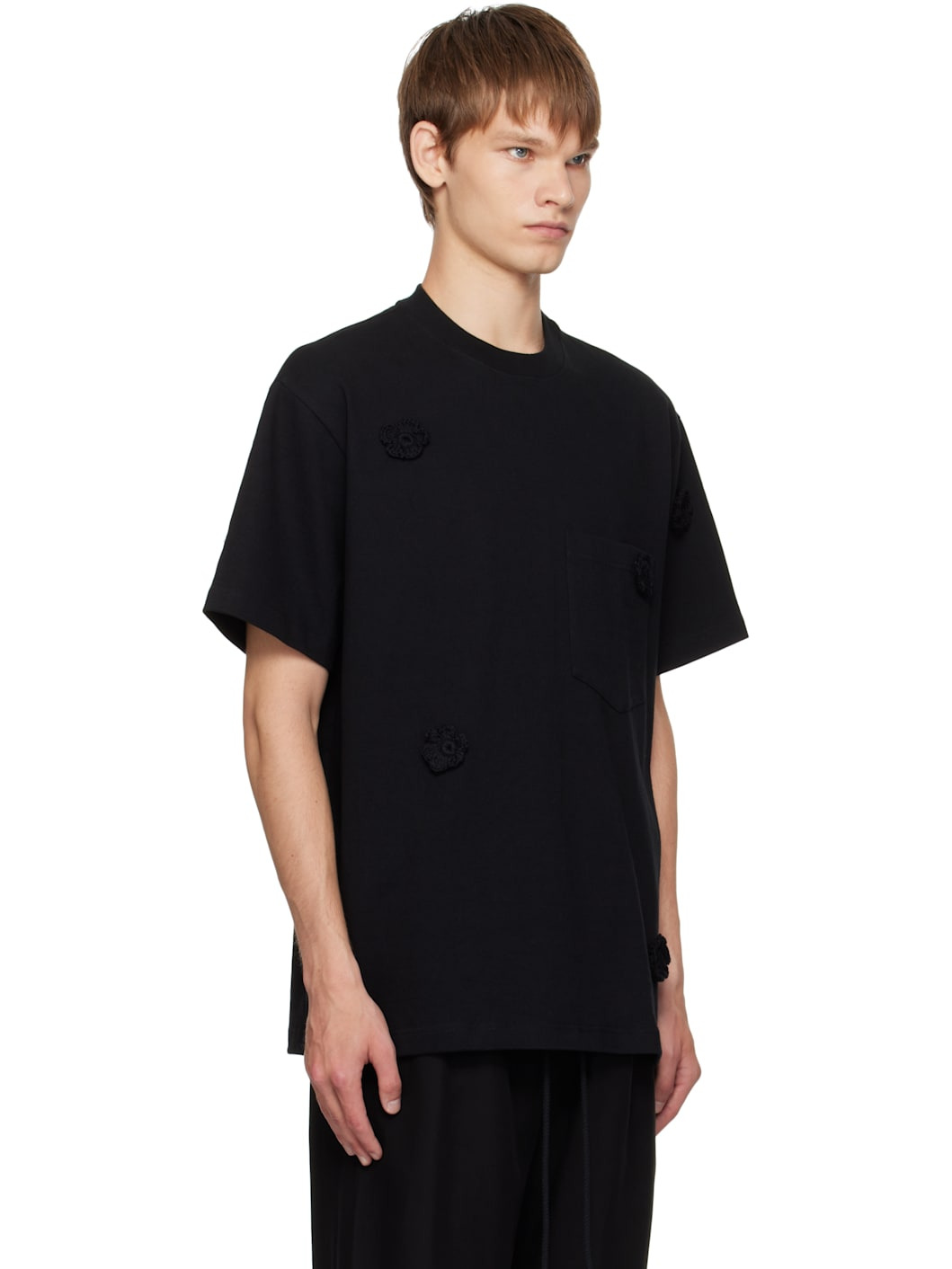 Black Daisy Standard T-shirt - 2