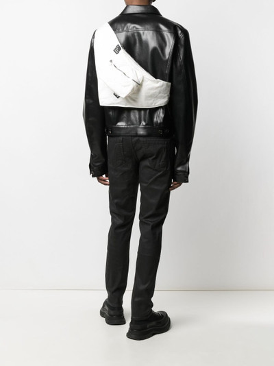 Rick Owens DRKSHDW logo-patch cotton belt bag outlook