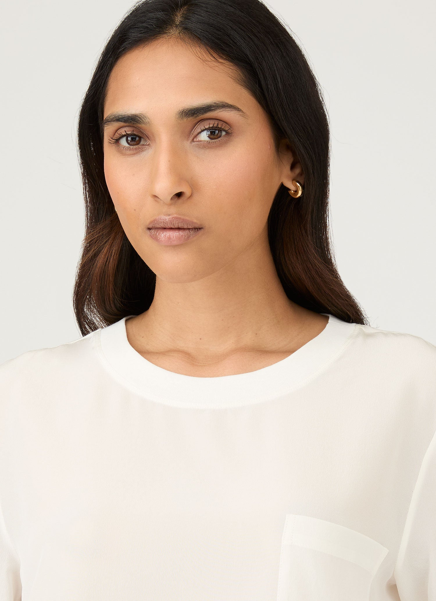 Woven Silk T‑shirt - 4