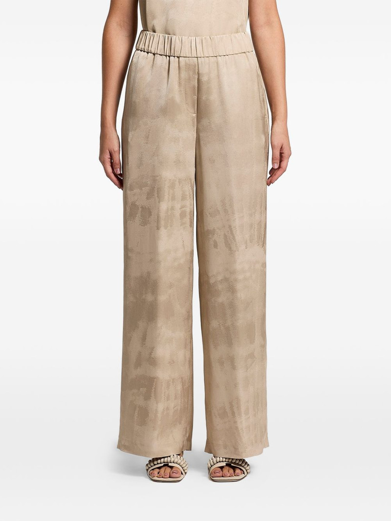 PESERICO fluid jacquard trousers outlook