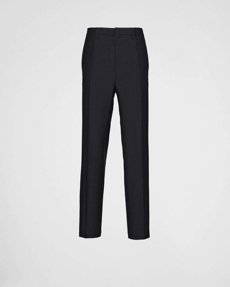 Wool and mohair pants - 1