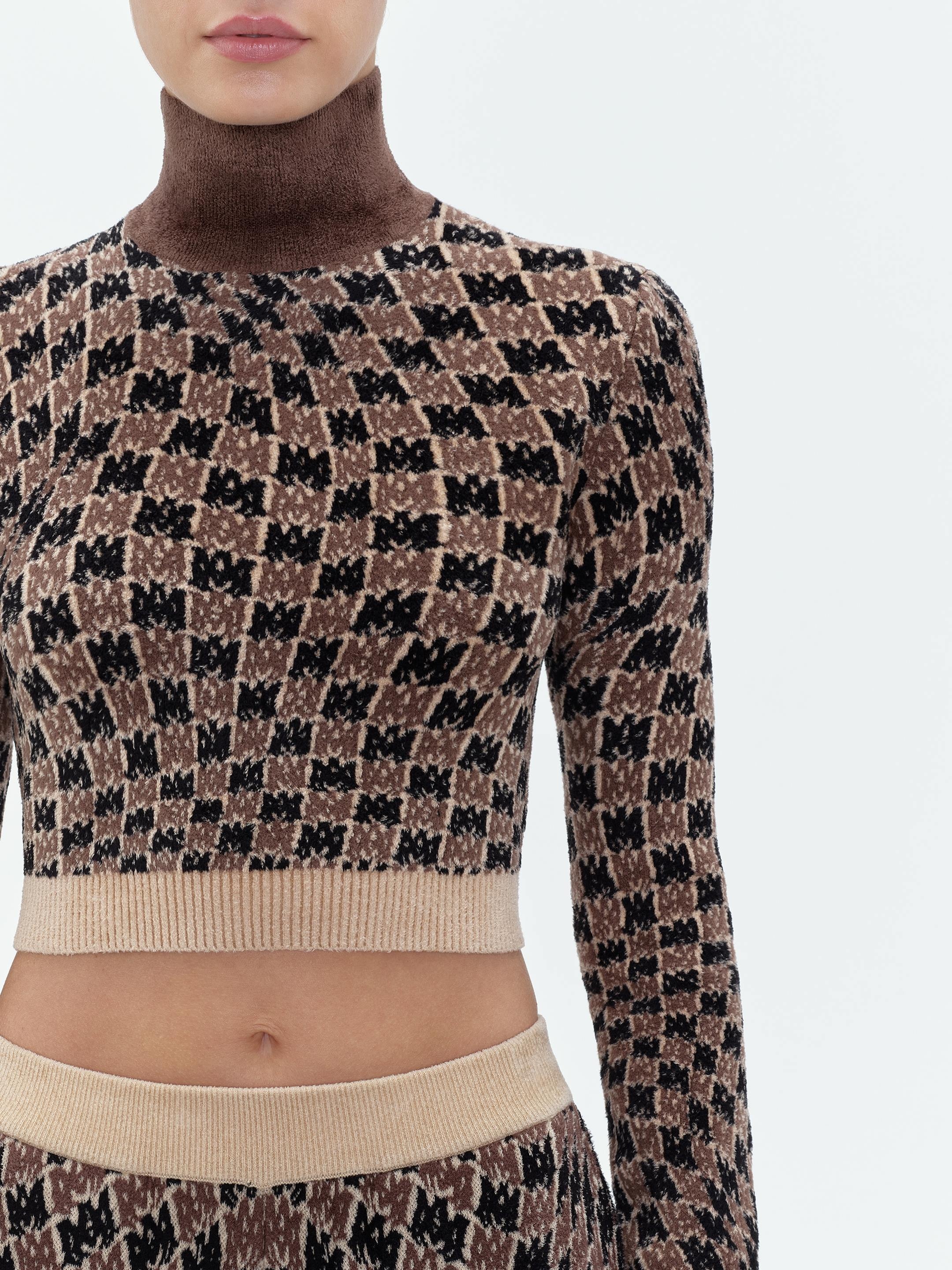 MA SWIRL L/S CROP TOP - 6