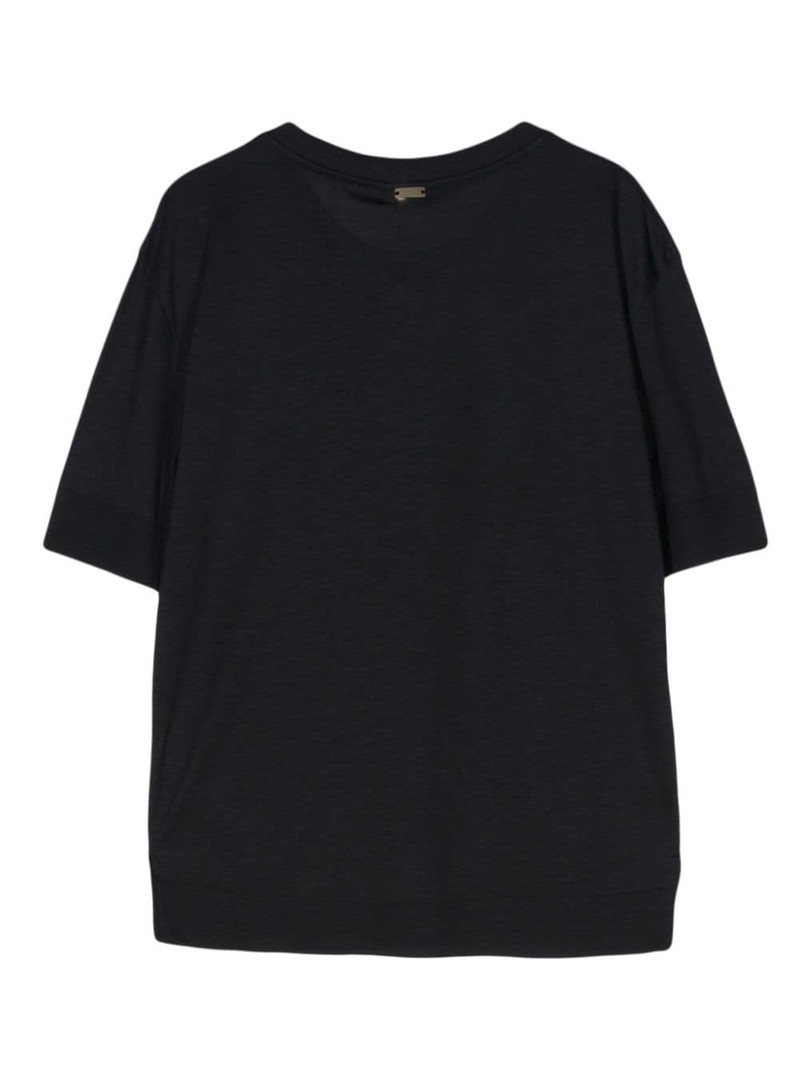 Herno fine-knit short-sleeved jumper outlook