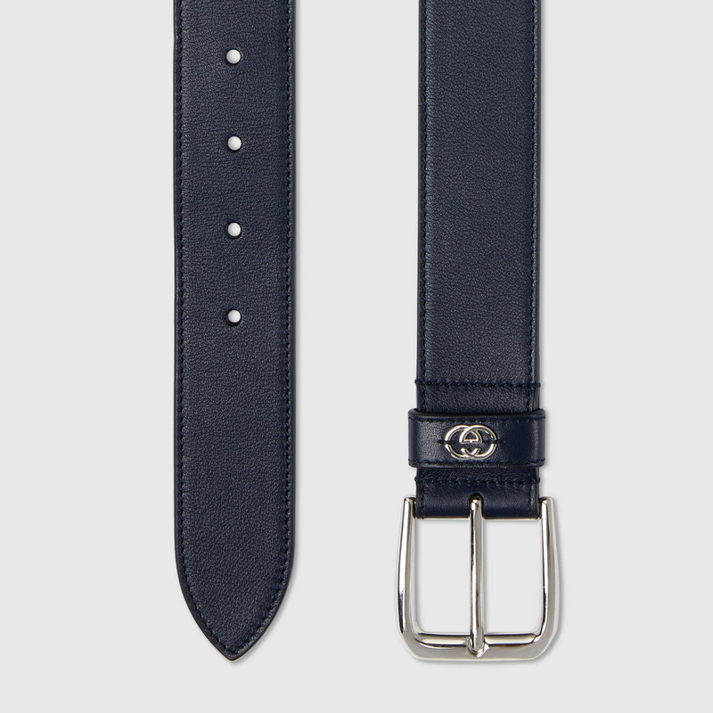 GUCCI Belt with Interlocking G detail outlook