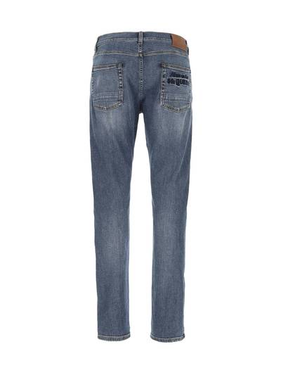 Alexander McQueen SLIM FIT JEANS WITH LOGO outlook