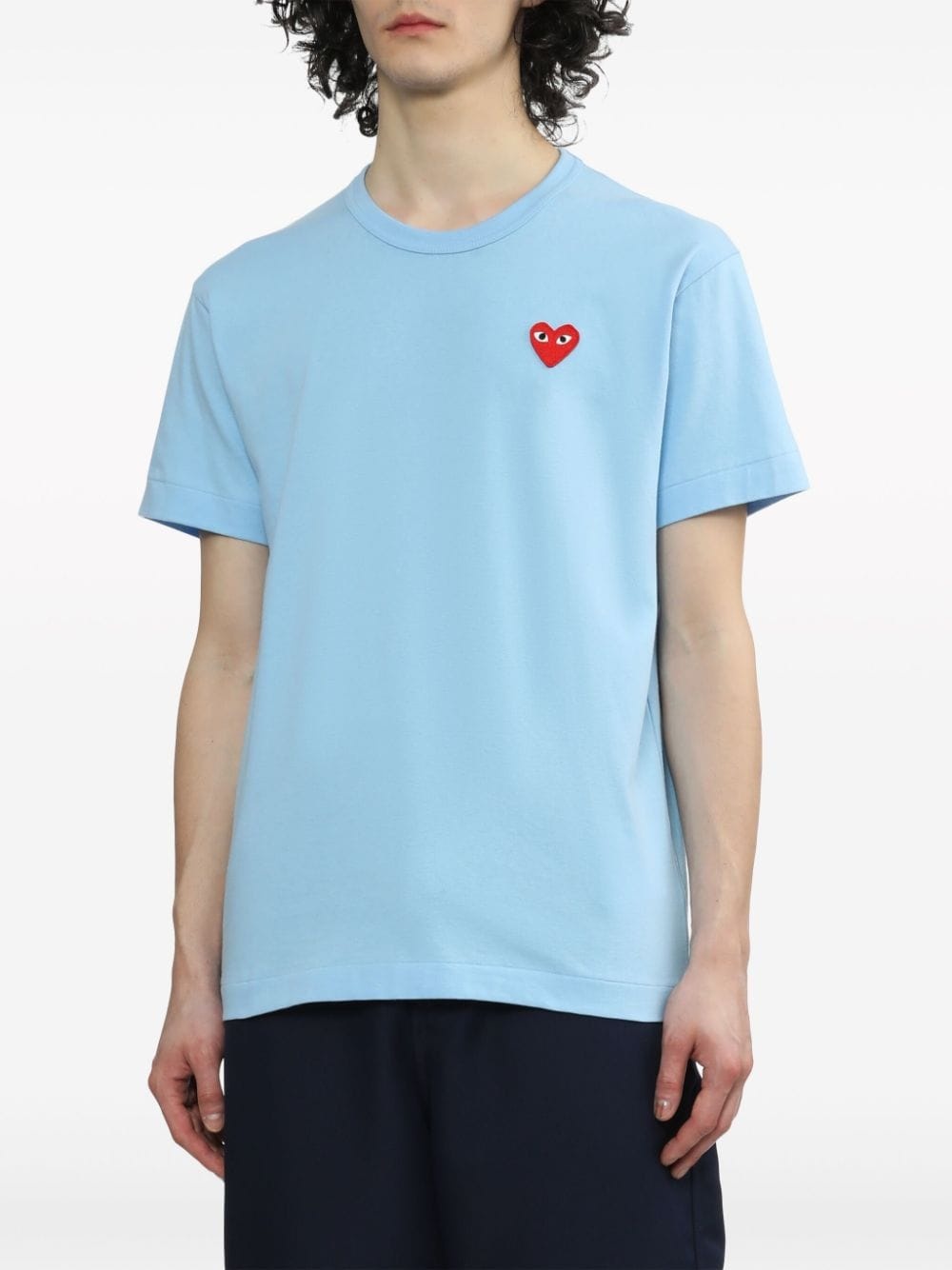 logo-appliqué cotton T-shirt - 2
