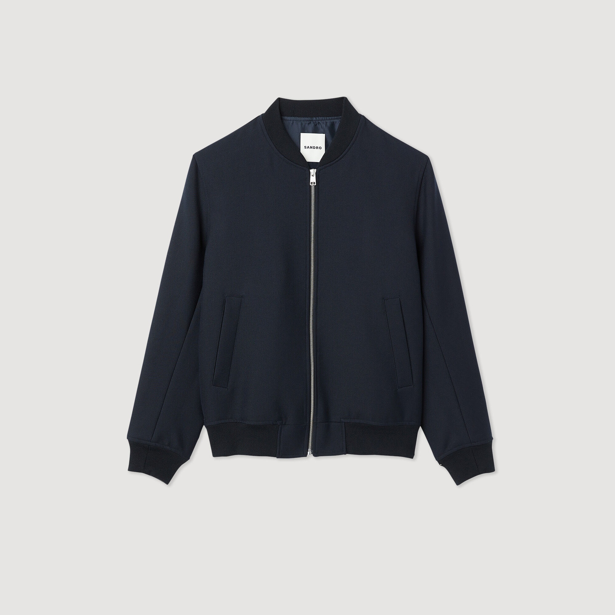 ジャケット・アウター SANDRO Wool Varsity Jacket Varsity sandro jacket - Gem