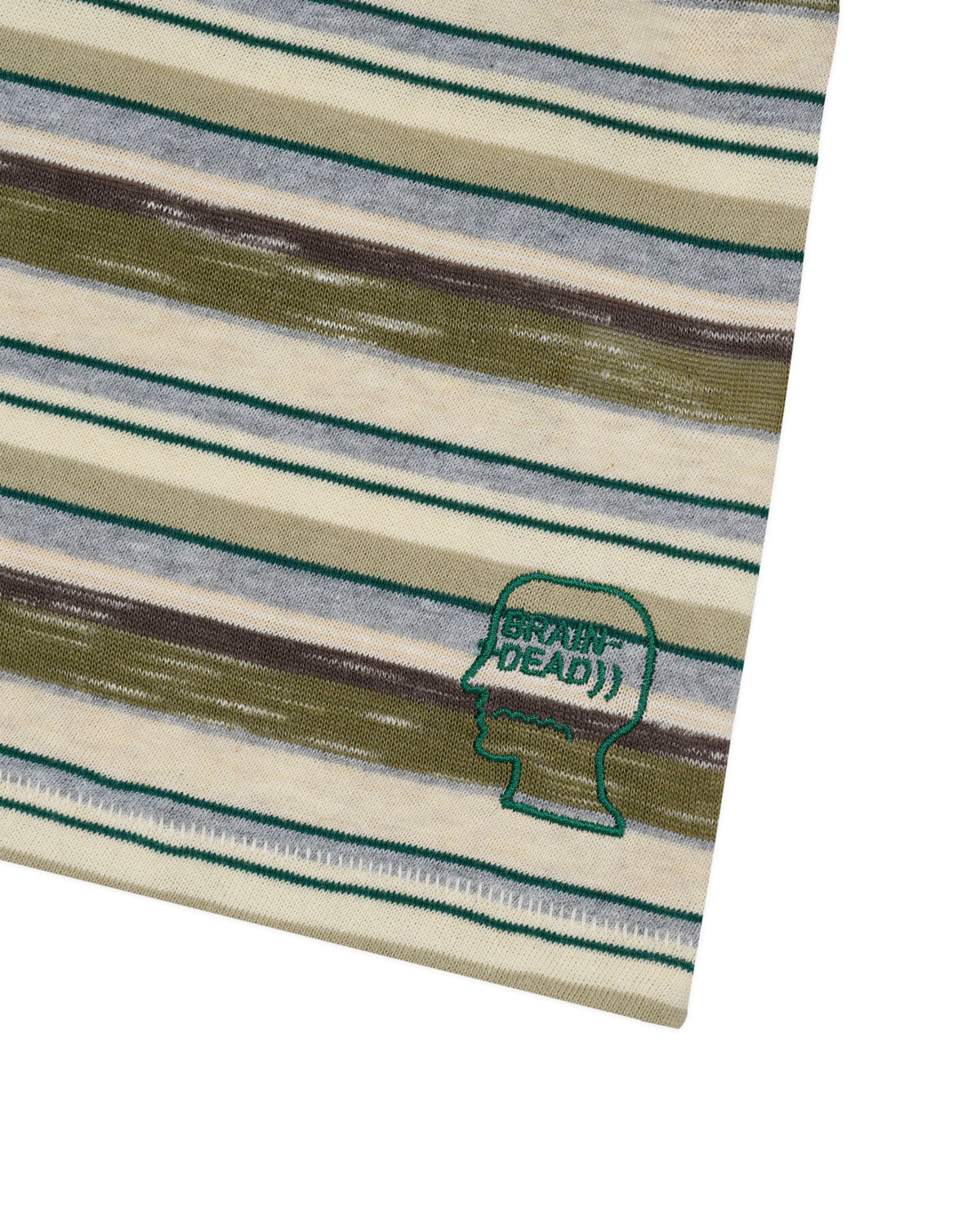 Toni Stripe T-shirt - Olive Multi - 4