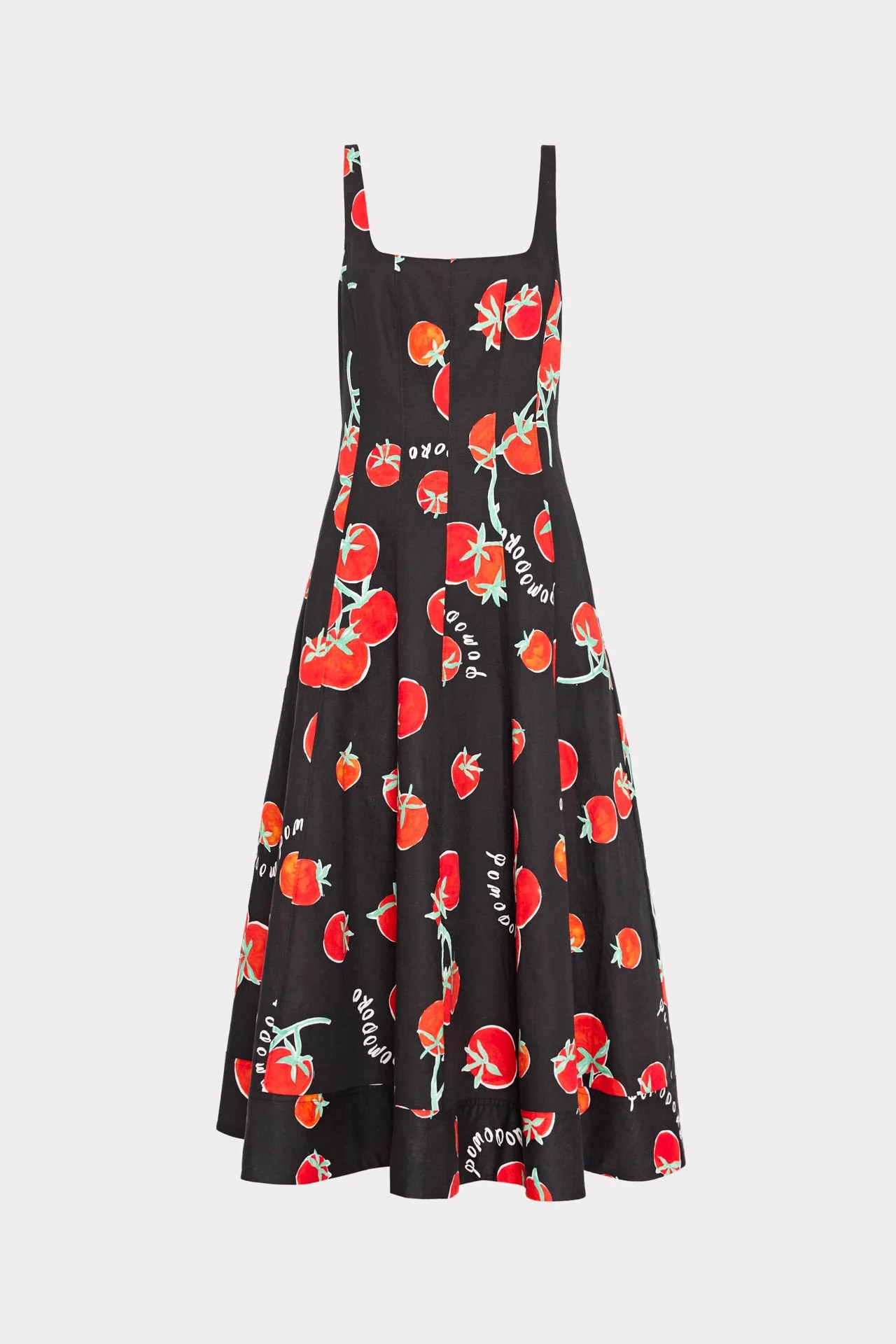 Nia Printed Midi Dress - 1
