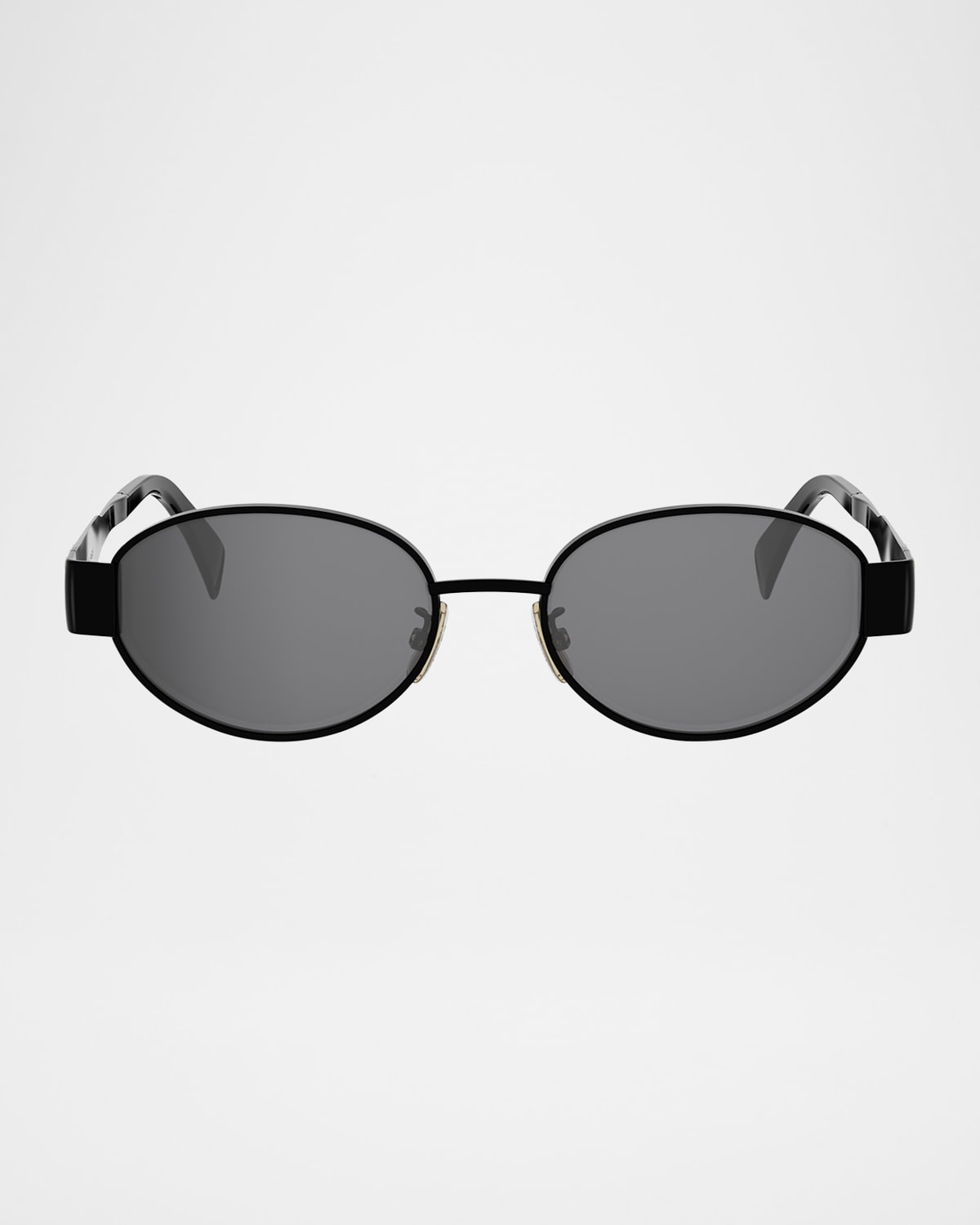 Triomphe Oval Metal Sunglasses - 1