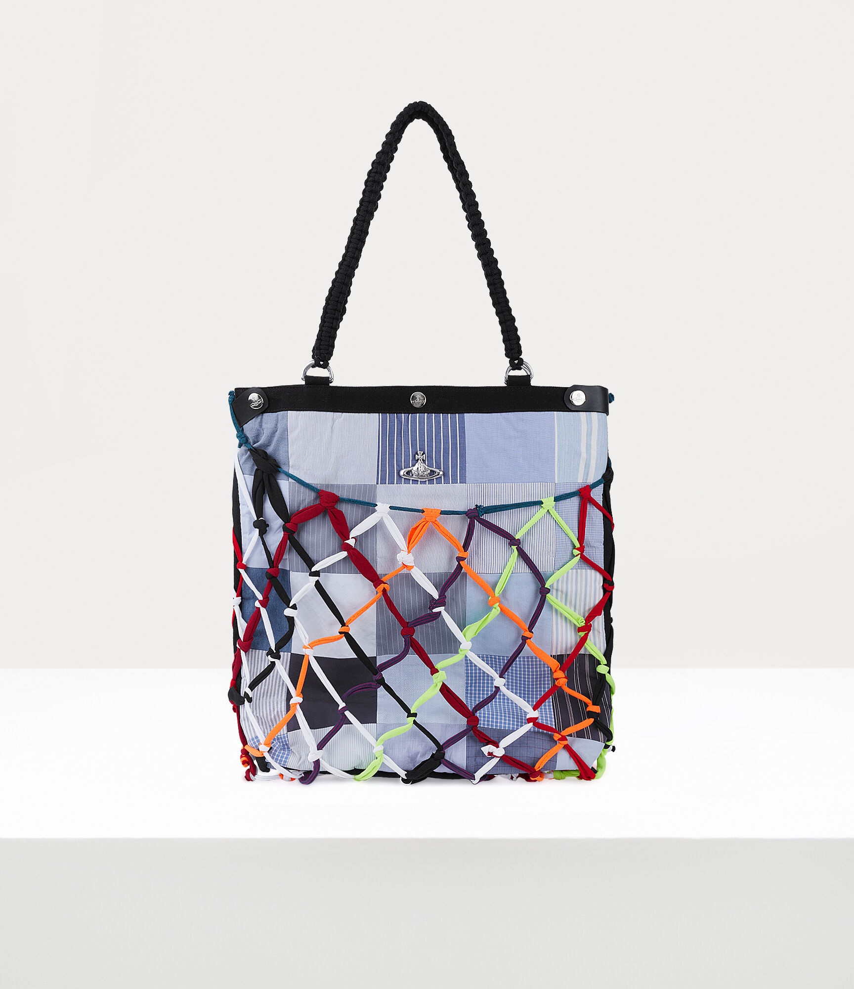 RECYCLED MACRAME TOTE - 1