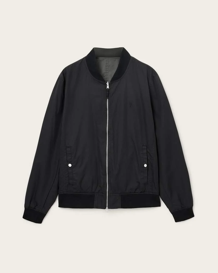 BASSETT REVERSIBLE RAMSKULL BOMBER JACKET - 1