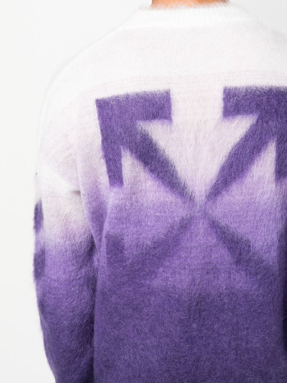 Arrows-motif long-sleeved sweater - 5