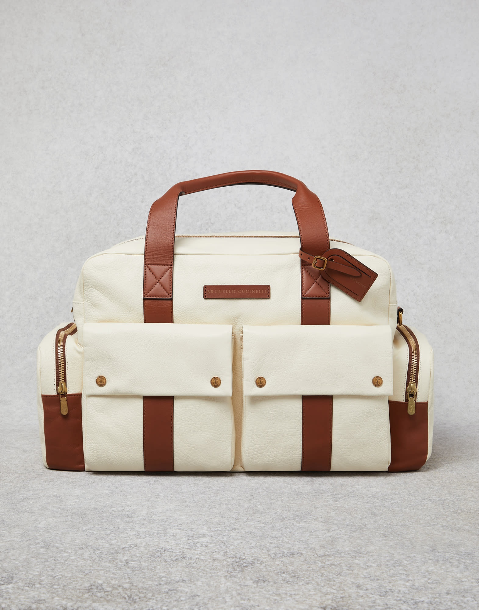 Grained leather leisure bag 1