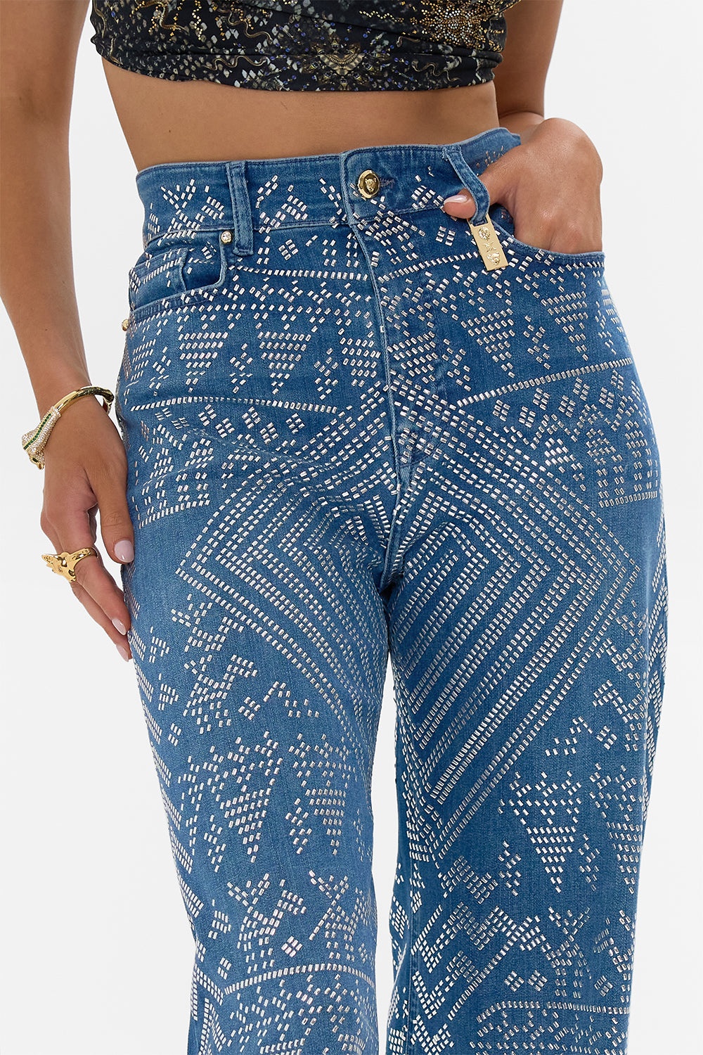 JENNA DESERT REIGN HIGH WAISTED FLARE - 3