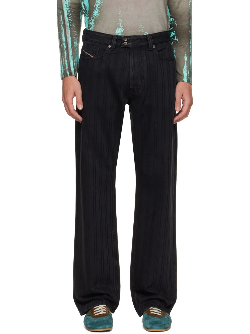 Black 1980 D-Eeper-Ra Jeans - 1