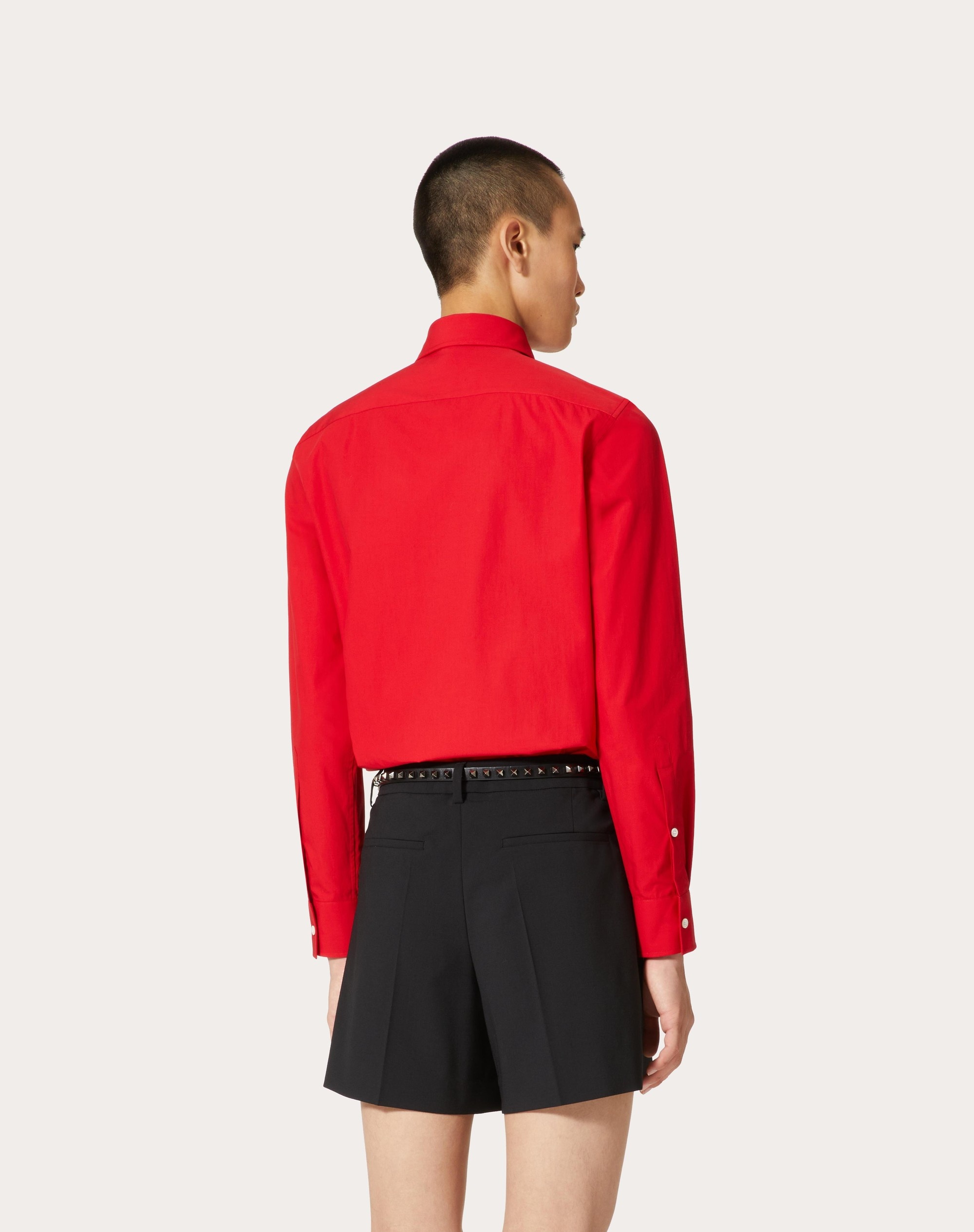 HEAVY COTTON POPLIN LONG SLEEVE SHIRT - 4