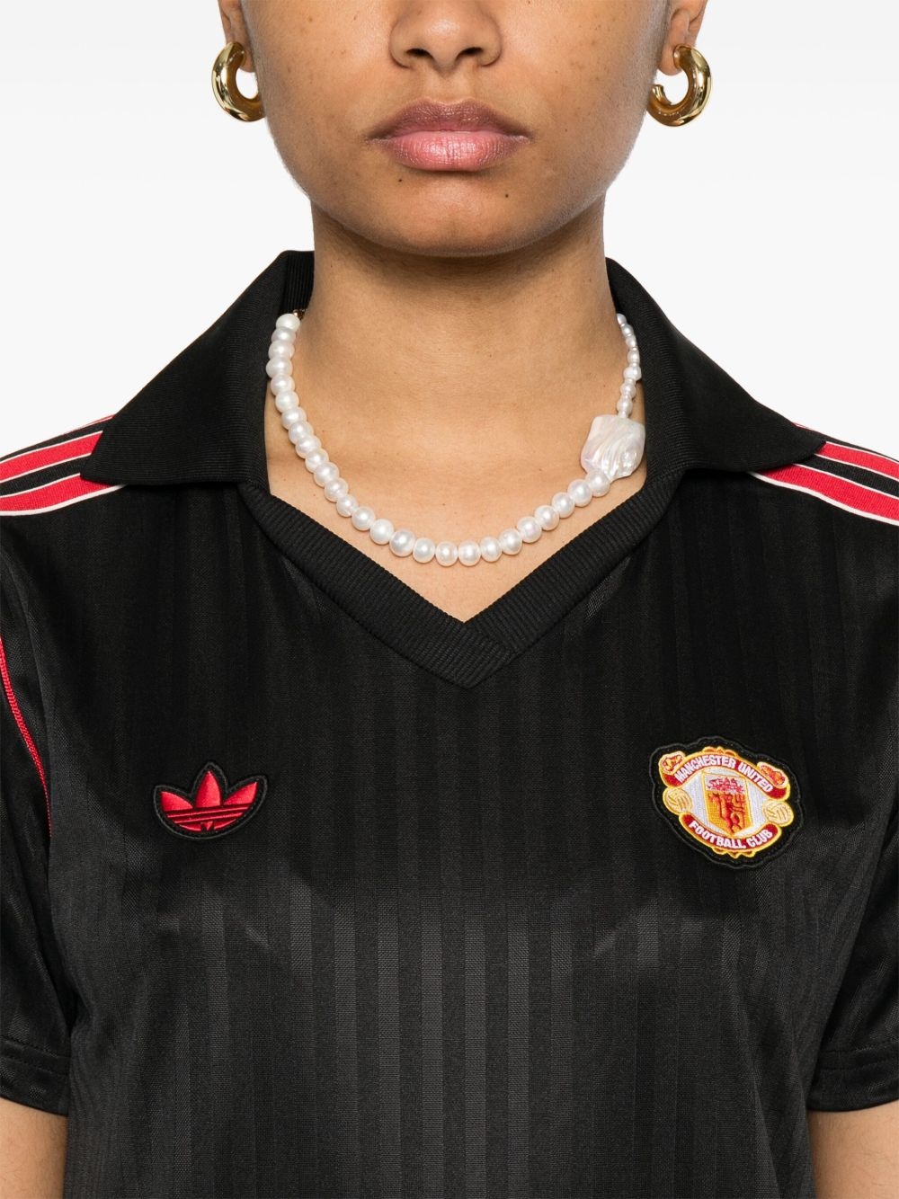 x Manchester United herringone mini dress - 5