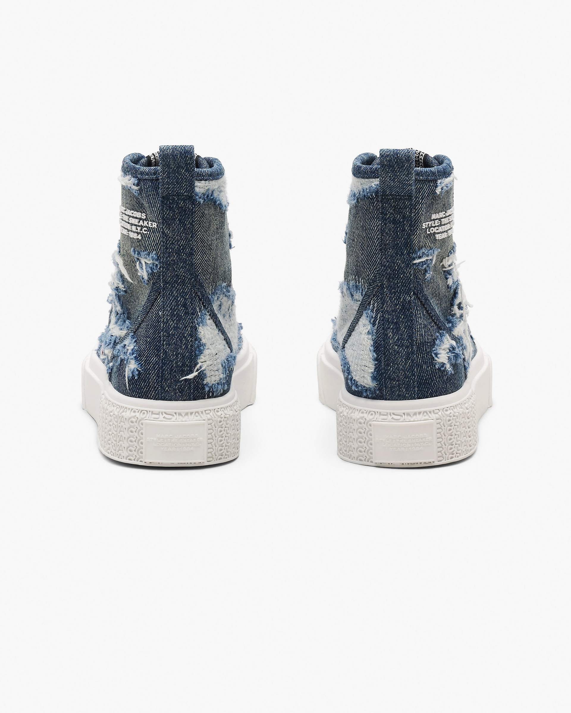 THE RIP AND REPAIR DENIM HIGH TOP SNEAKER - 6