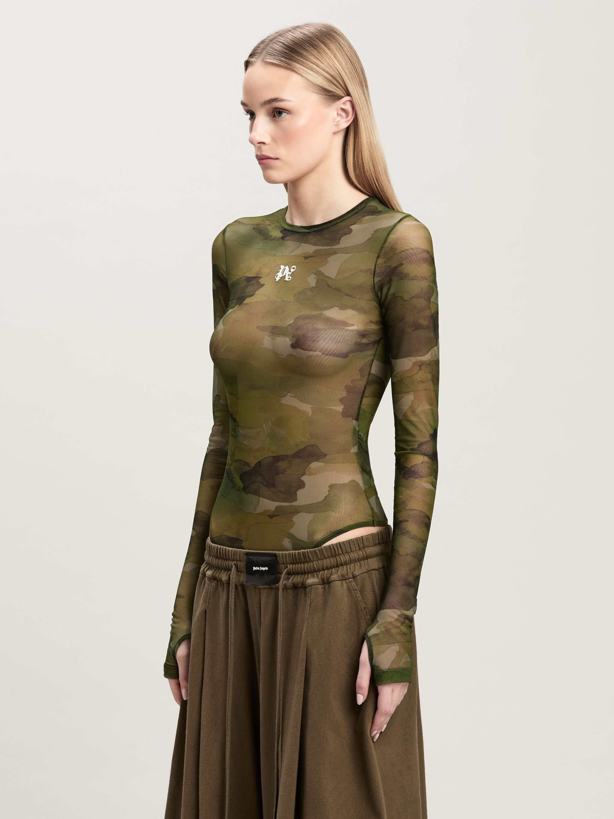 Camo Tulle Bodysuits - 4