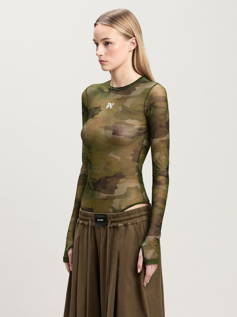 Camo Tulle Bodysuits 4