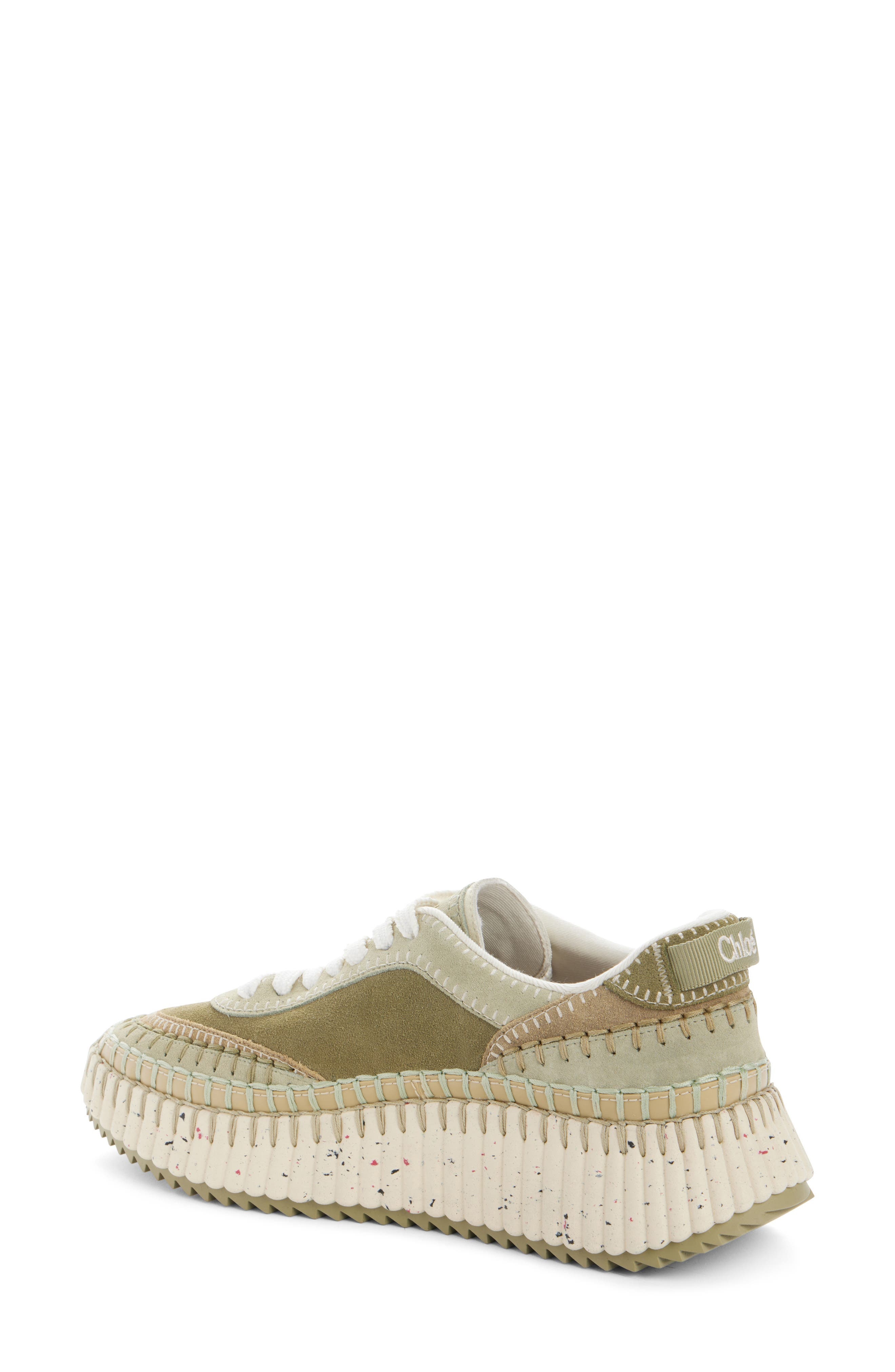 Chloé Nama Platform Sneaker in Sweet Khaki at Nordstrom - 2