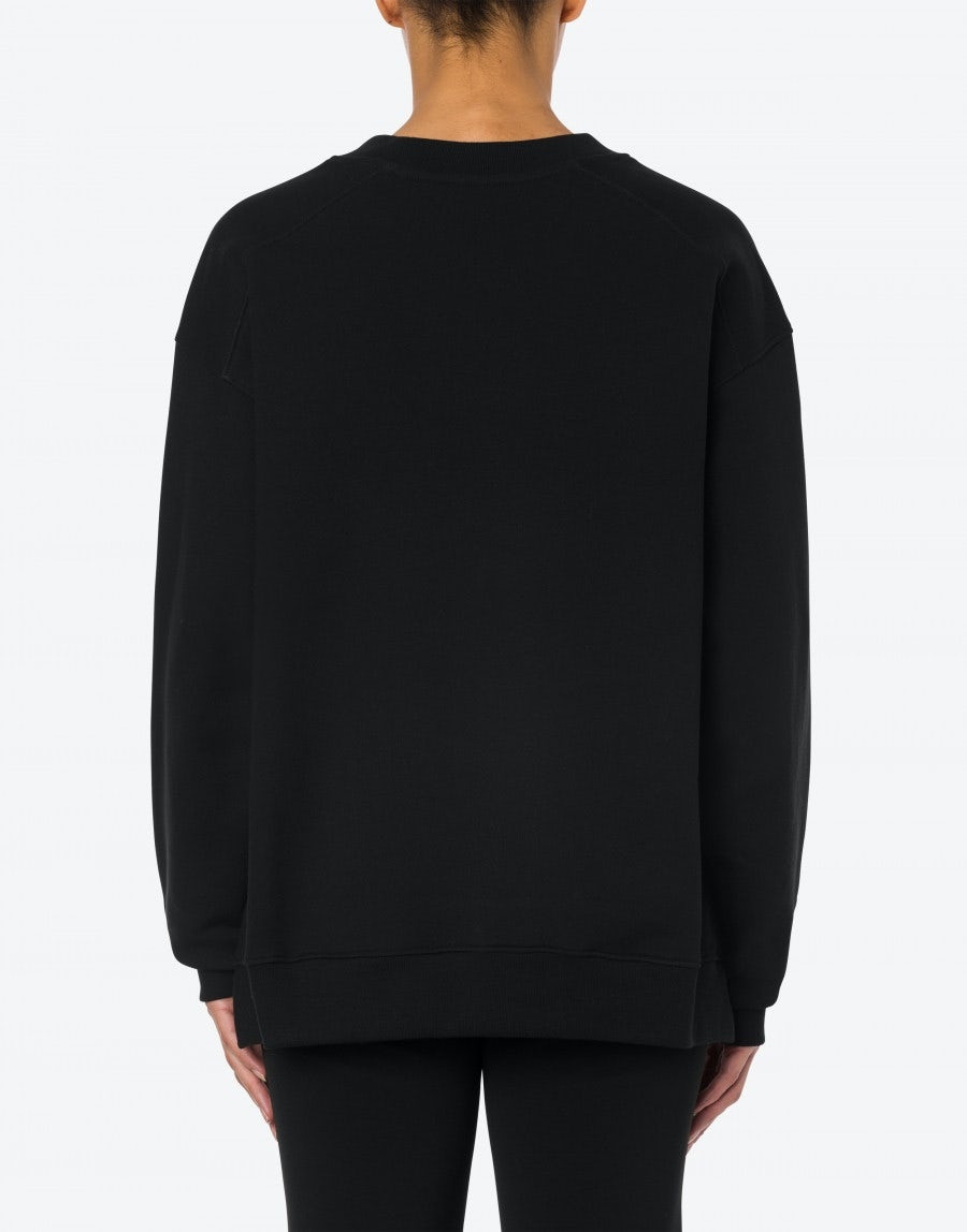 DOUBLE QUESTION MARK ORGANIC COTTON SWEATSHIRT - 3