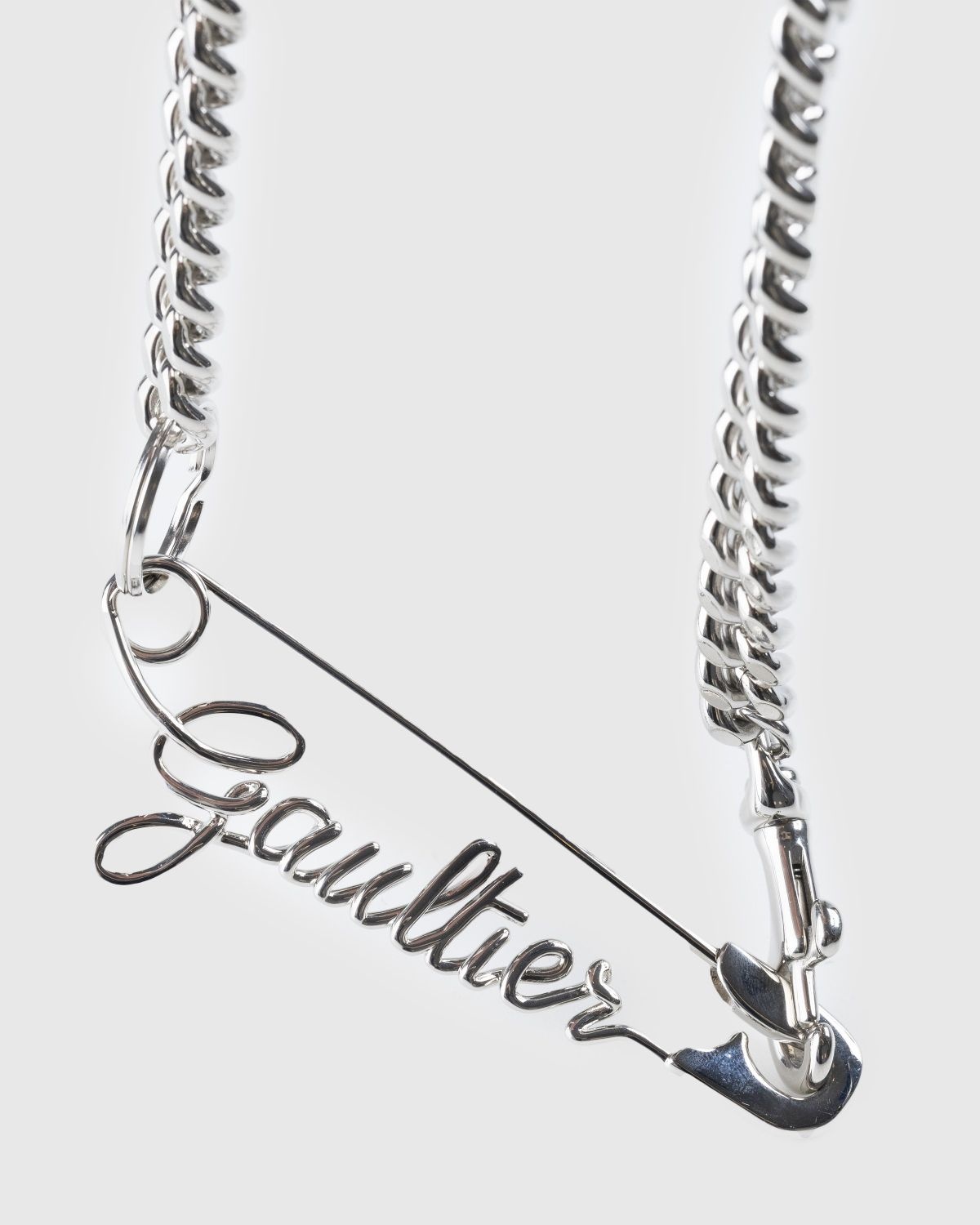 Jean Paul Gaultier – Safety Pin Gaultier Necklace Silver - 2