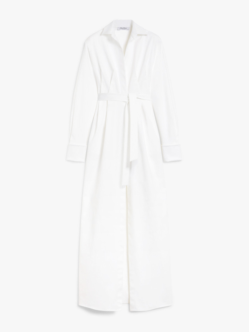 AREZZO1234 Stretch gabardine shirt dress - 1