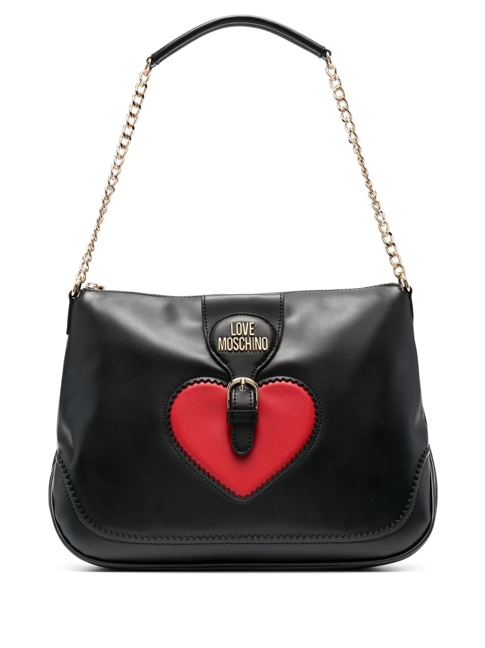 heart-patch shoulder bag - 1