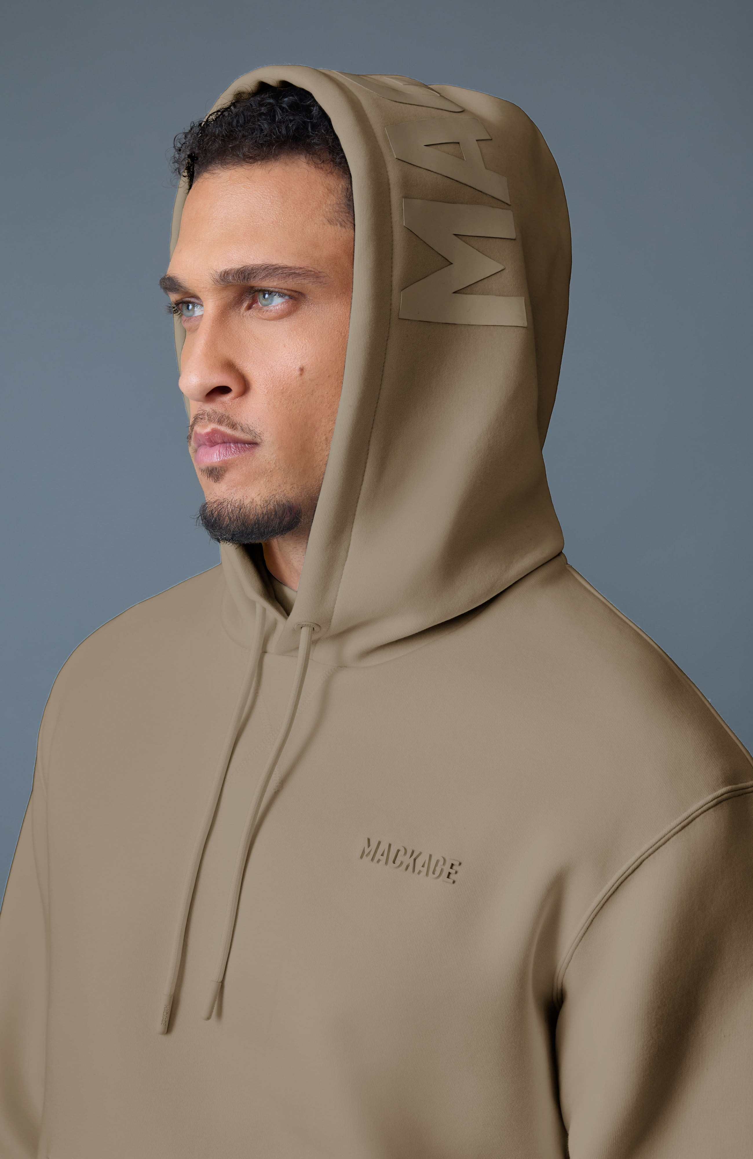KOLTON Double-Face Jersey Logo Hoodie - 5