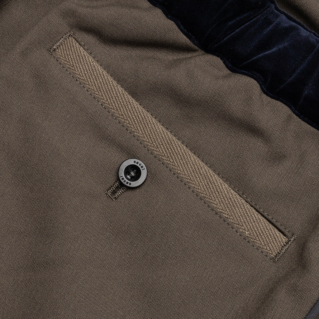 SACAI SUITING PANTS - KHAKI - 5