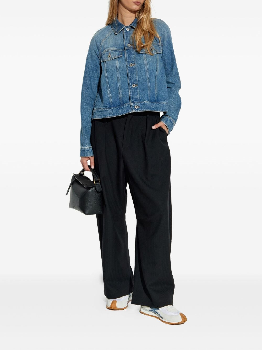Trapeze denim jacket - 4