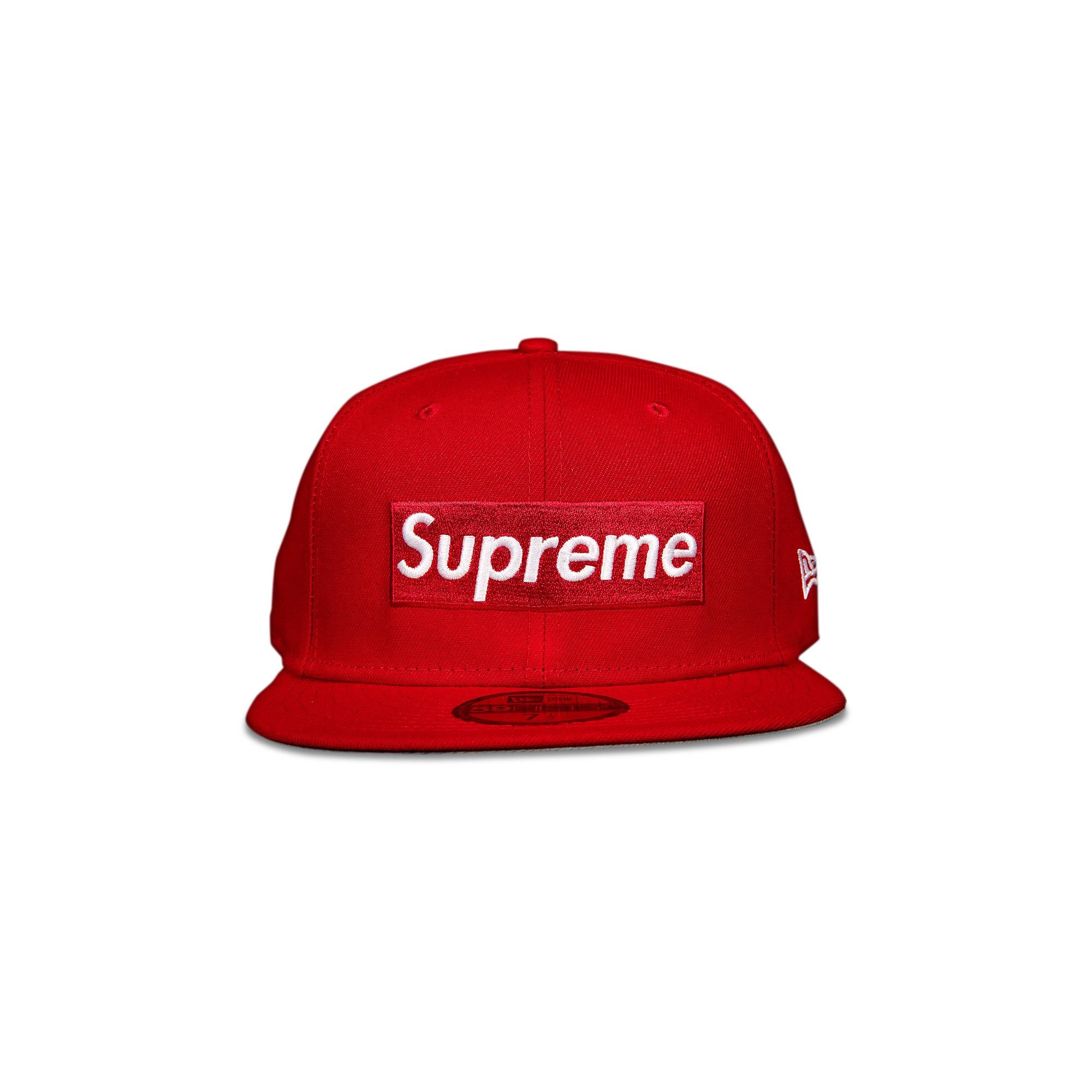 Supreme x New Era Champions Box Logo Hat 'Red' - 1
