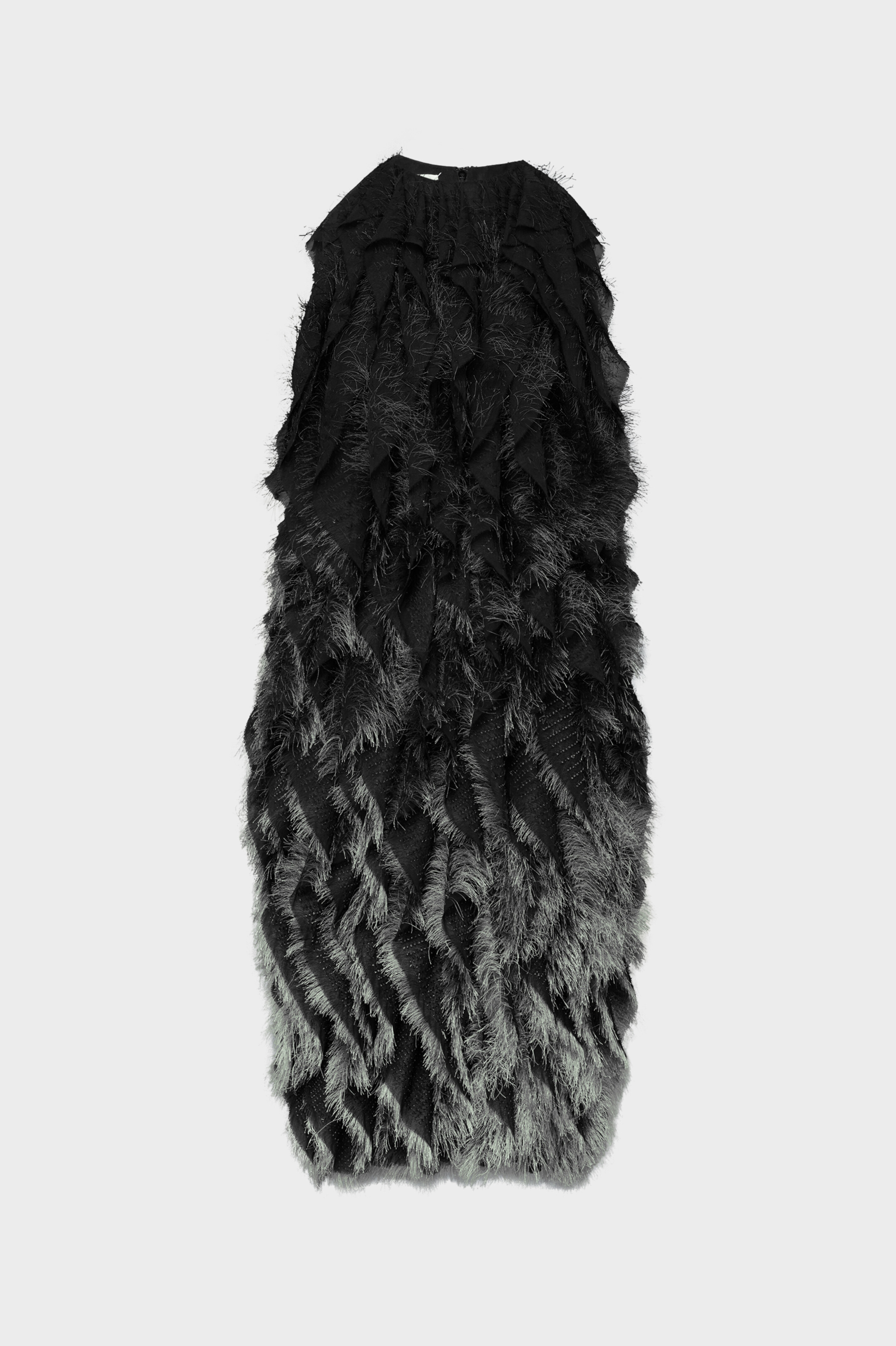 Embroidery fringe dress - 2