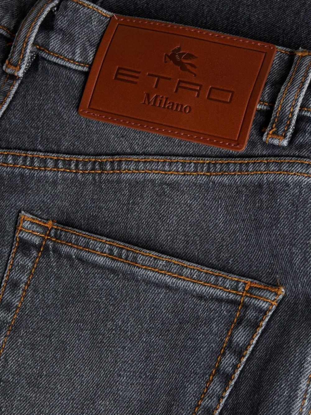 wide-leg flared jeans - 6