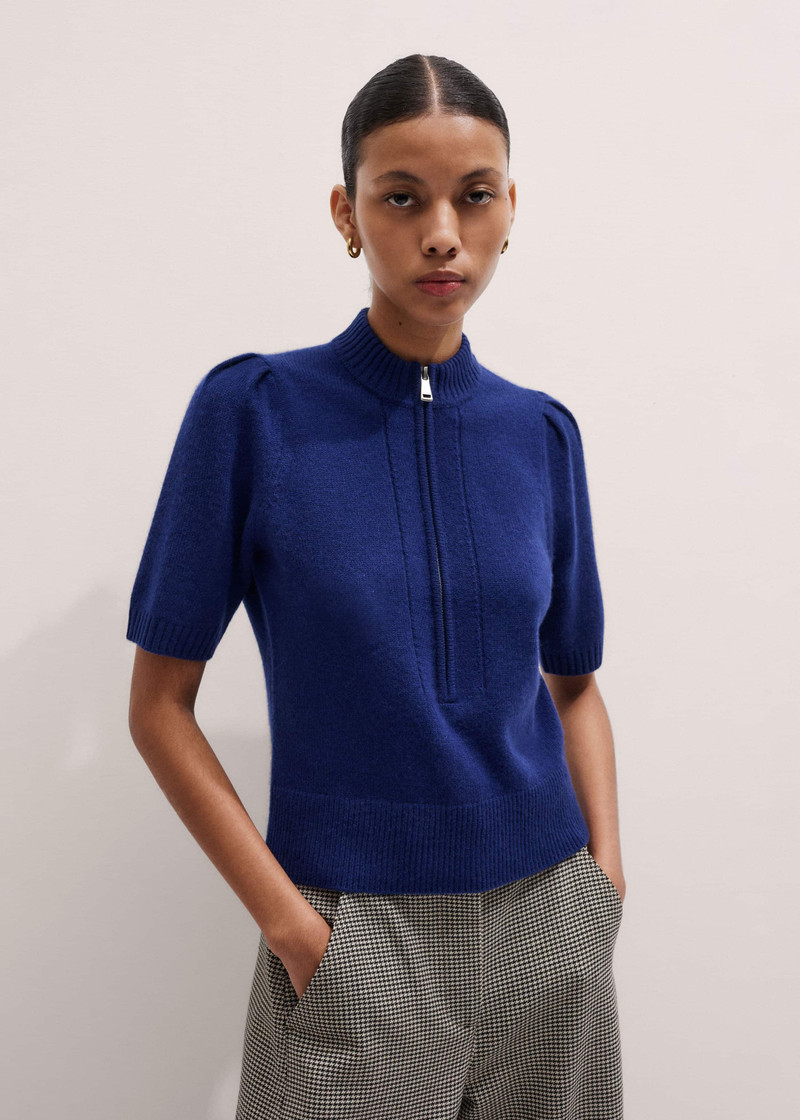 Pouf Sleeve Knit Tee 5