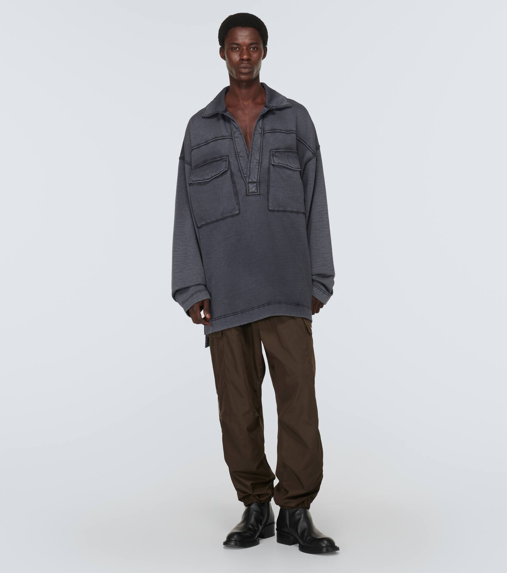 Hassette cotton jersey sweatshirt - 2